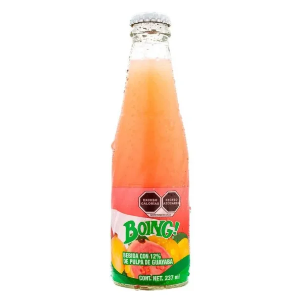 Boing Guava Drink Bottle 237ml (Bebida Boing Guayaba Botella 237ml)