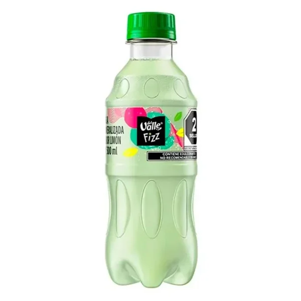 Del Valle Fizz Lemon Sparkling Water 300ml (Agua Mineral Del Valle Fizz Limón 300ml)
