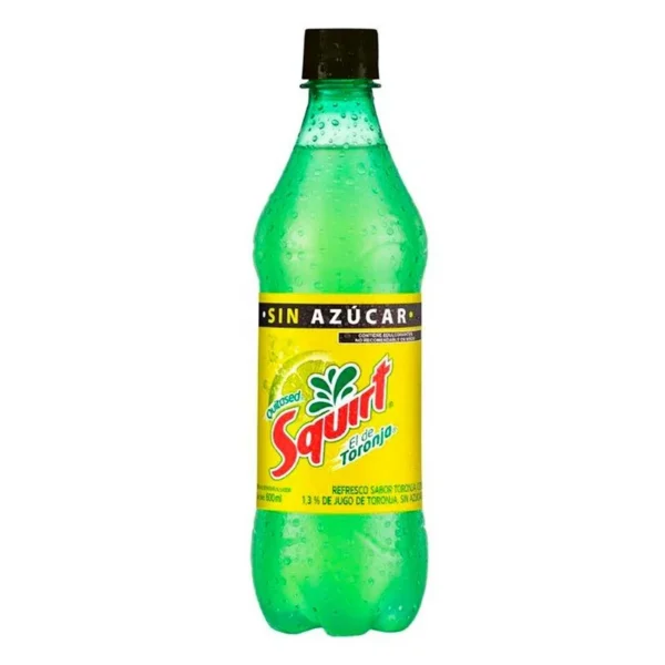 Squirt soft drink without sugar 600ml (Refresco Squirt sin azúcar 600ml)