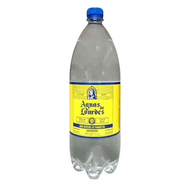 Lourdes Sparkling Water 1.5L (Agua Mineral Lourdes 1.5L)