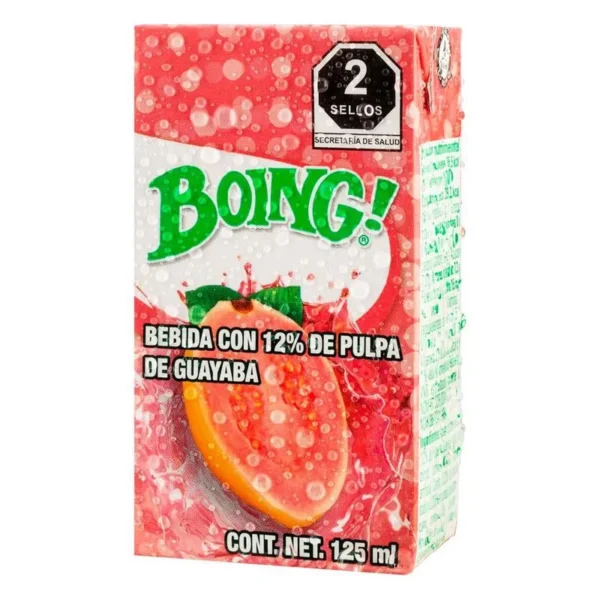 Boing Fortified Guava Pulp Drink 125ml (Bebida Boing de Pulpa de Guayaba Fortificada 125ml)