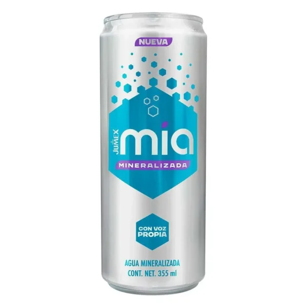 Mia Sparkling Water Can 355ml (Agua Mineral Mía Lata 355ml)