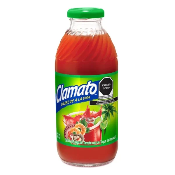 Clamato Juice Comes Back to Life 473ml (Jugo Clamato Vuelve a La Vida 473ml)