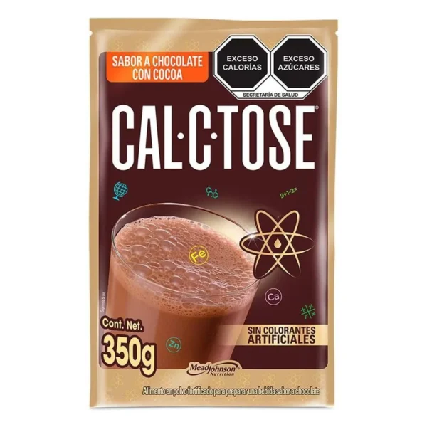 Cal-C-Tose Chocolate Powder 350g (Chocolate en Polvo Cal-C-Tose 350g)