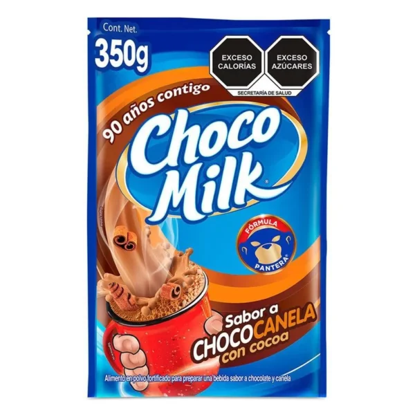 Chocolate Powder Choco Milk Choco Cinnamon Flavor 350g (Chocolate en Polvo Choco Milk Sabor Choco Canela 350g)