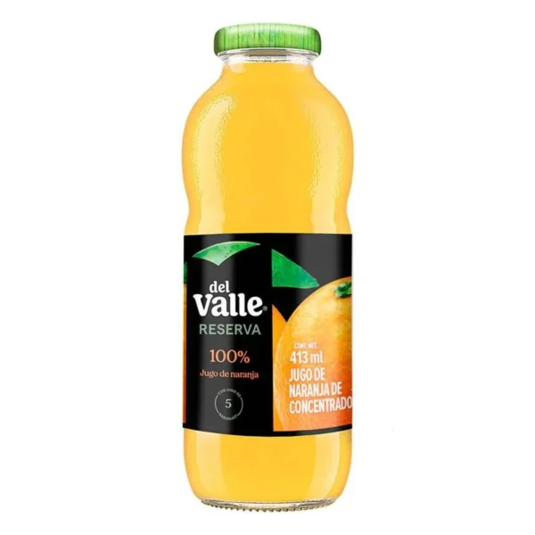 100% Orange Del Valle Juice 413ml (Jugo 100% Del Valle Naranja 413ml)