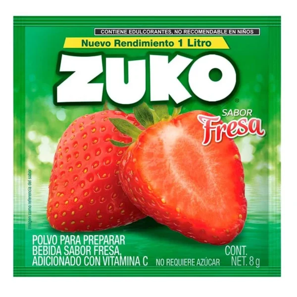 ZUKO Strawberry Flavor 8g (Saborizante ZUKO Sabor Fresa de 8g)