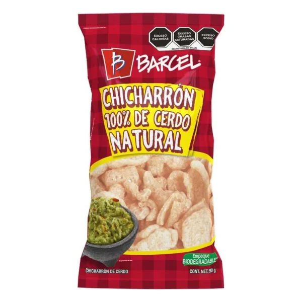 Barcel Pork Chicharrón 90g (Chicharrón de Cerdo Barcel 90g)