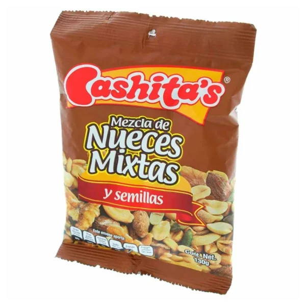 Cashita's Nuts and Seeds Mix 130g (Mezcla de Nueces y Semillas Cashita's 130g)
