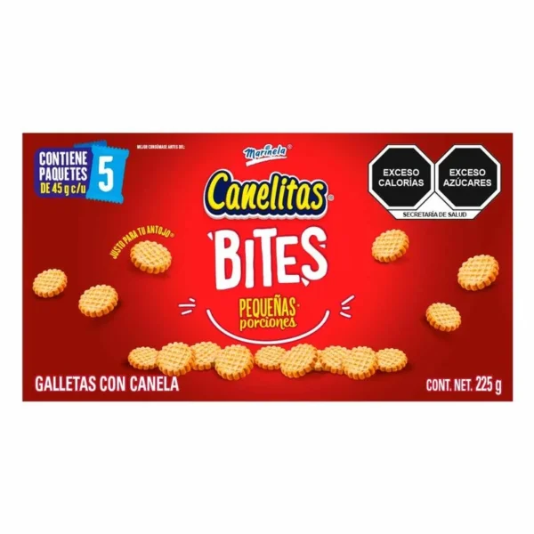 Canelitas Bites Cookies 225g (Galletas Canelitas Bites 225g)