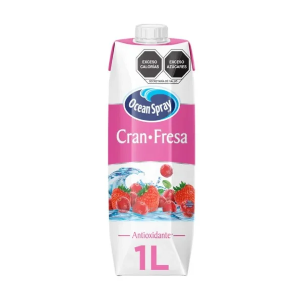 Ocean Spray Drink Blueberry and Strawberry 1L (Bebida Ocean Spray Arándano y Fresa 1L)