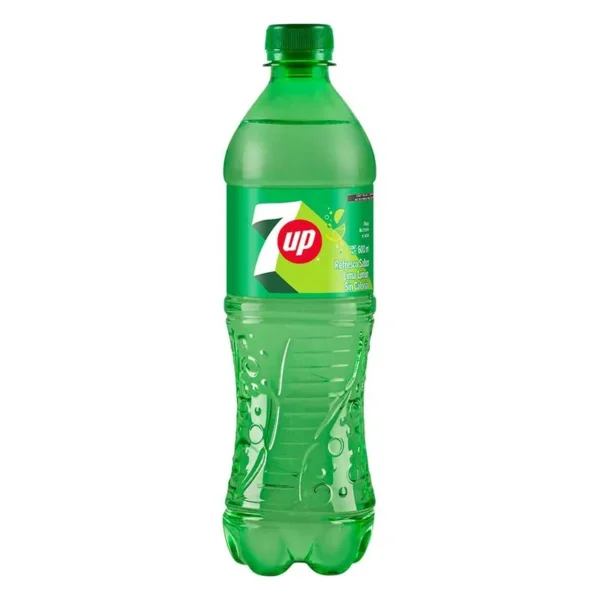 7 Up Lemon Lime Soft Drink 600ml (Refresco 7 Up Lima Limón 600ml)