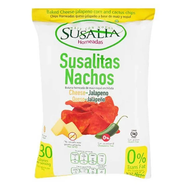Susalitas Nacho Jalapeño Cheese flavor Susalia 200g (Susalitas Nacho sabor Queso Jalapeño Susalia 200g)