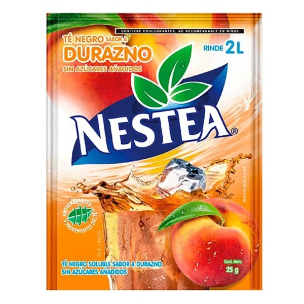 Nestea Peach Black Tea Powder Concentrate 25g (Concentrado en Polvo Nestea Té Negro Durazno 25g)