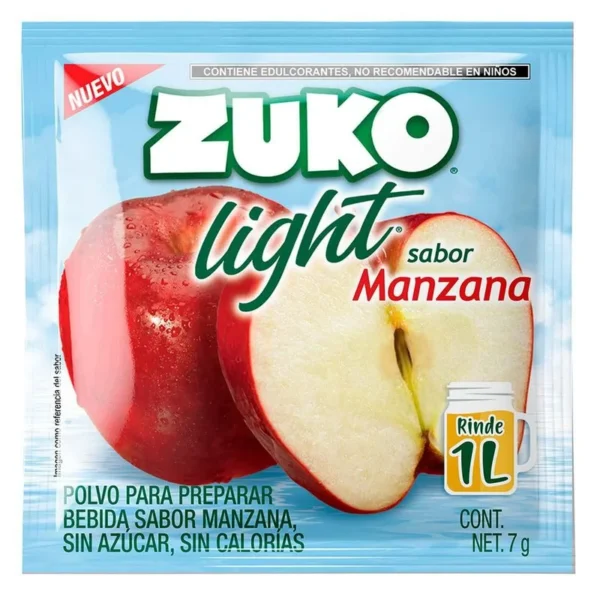 Zuko Apple Powder Concentrate 7g (Concentrado en Polvo Zuko Manzana 7g)