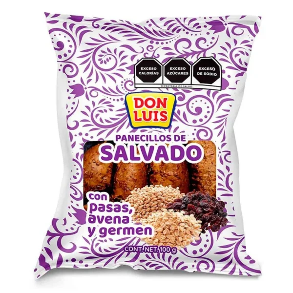 Don Luis Brando Oatmeal Raisin Cookies 100g (Galletas Don Luis Salvado Pasa Avena 100g)