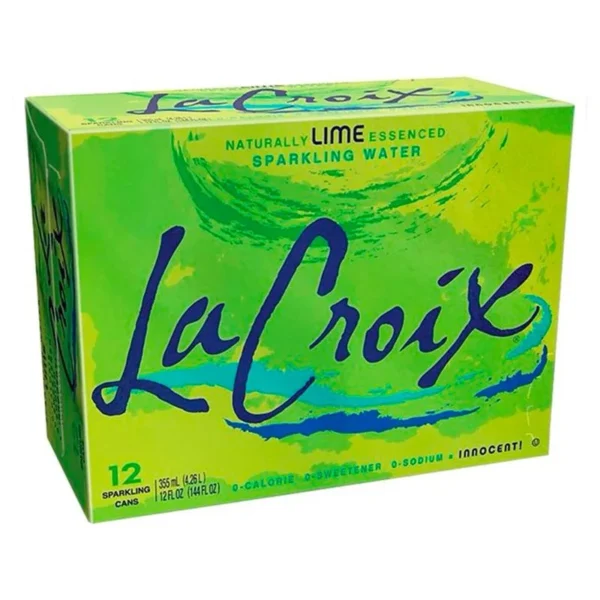 La Croix Lemon Sparkling Water 12 Pack 354ml (Agua Mineral La Croix Limón 12 Pack 354ml)