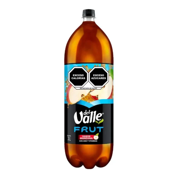 Valle Frut Apple Fruit Drink 3L (Bebida de Fruta Valle Frut Manzana 3L)
