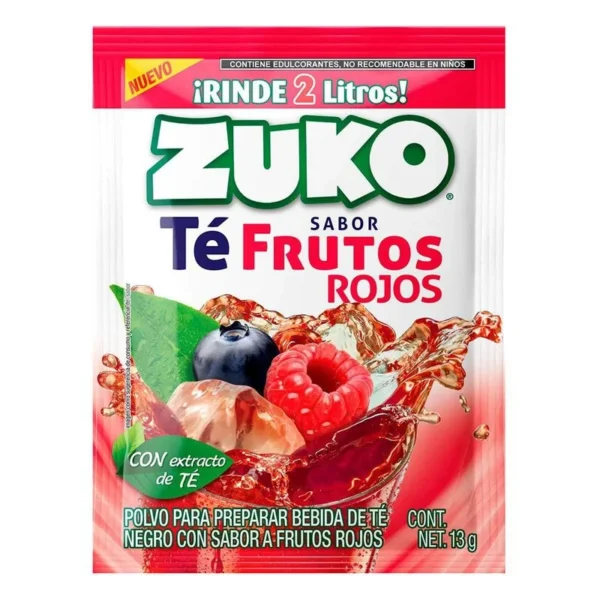 Zuko Red Tea Powder Concentrate 13g (Concentrado en Polvo Zuko Té Rojo 13g)