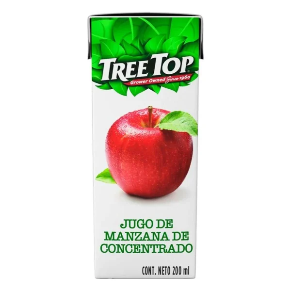 Tree Top Juice 100% Apple 200ml (Jugo Tree Top 100% Manzana 200ml)