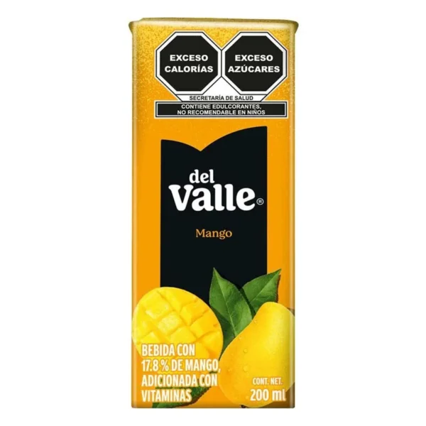 Nectar Del Valle Mango Flavor 200ml (Néctar Del Valle Sabor Mango 200ml)
