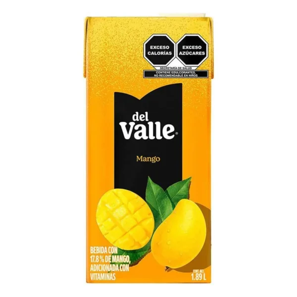 Nectar Del Valle Mango Flavor 1.89L (Néctar Del Valle Sabor Mango 1.89L)