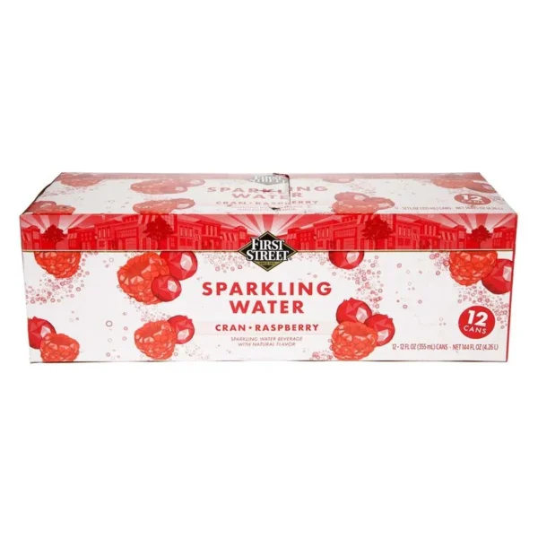 First Street Mineral Blueberry Water 355ml (Agua First Street Mineral Arandano 355ml)