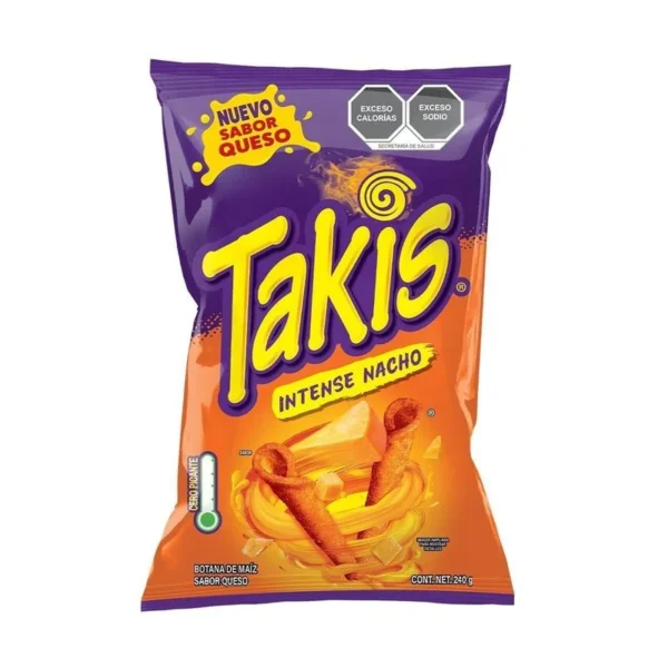 Takis Intense Nacho Snack 240g (Botana Takis Intense Nacho 240g)