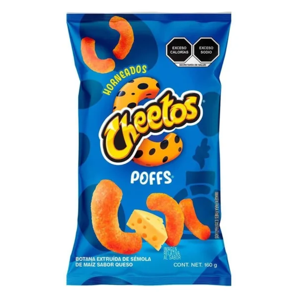 Cheetos Poffs Snack 160g (Botana Cheetos Poffs 160g)