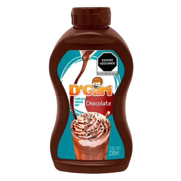 D' Gari Chocolate Modifying Syrup 230ml Jar (Jarabe Modificador D' Gari Chocolate Bote 230ml)