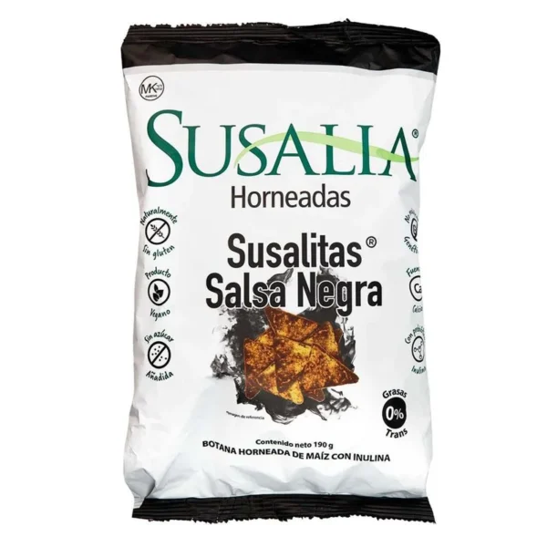 Snack Susalia Baked Black Sauce 190g (Botana Susalia Salsa Negra Horneada 190g)