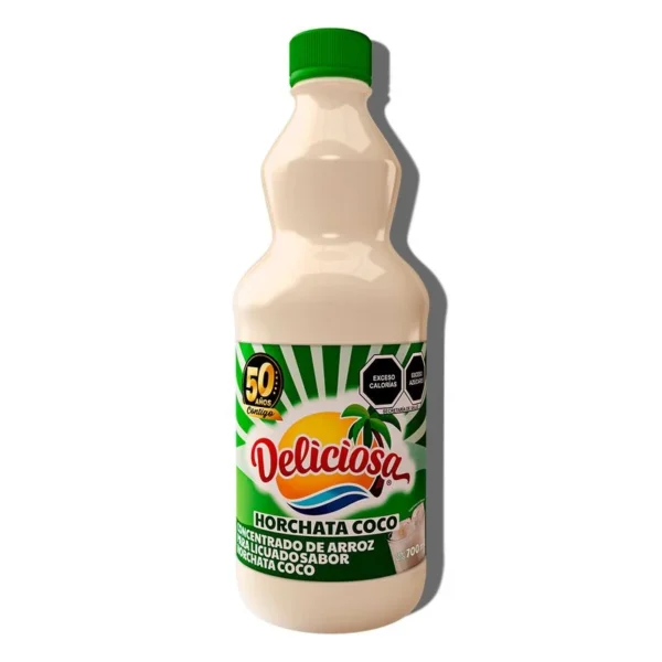 Deliciosa Horchata Coconut Concentrate 700ml (Concentrado Deliciosa de Horchata Coco 700ml)