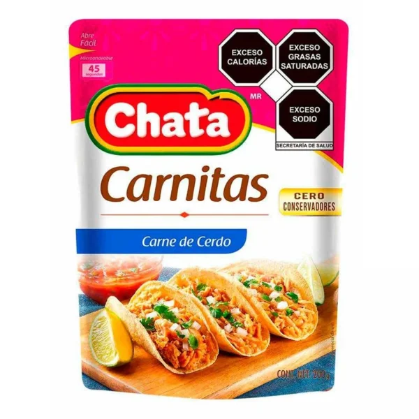 Pork Flat Carnitas 220g (Carnitas Chata de Cerdo 220g)