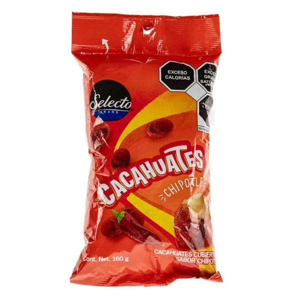 Peanut Brand Selecto Chipotle 160g (Cacahuate Brand Selecto Chipotle 160g)