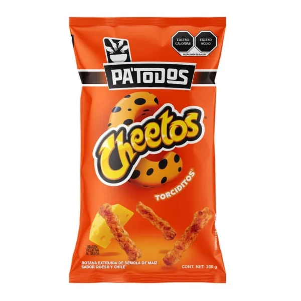 Twisted Cheetos Snack for Everyone 360g (Botana Cheetos Torciditos Pa Todos 360g)
