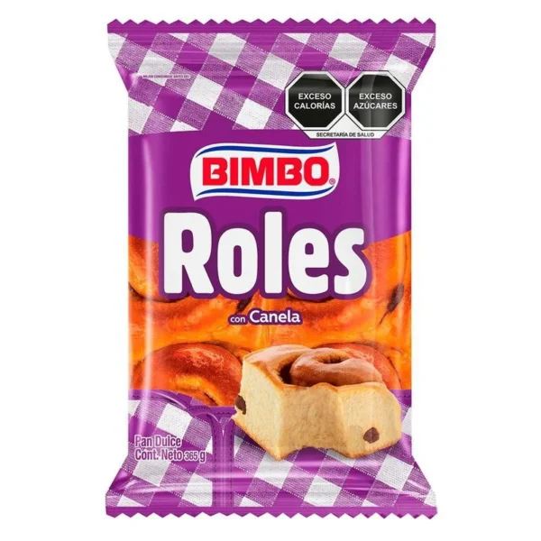 Roles Bimbo Cinnamon 365g (Roles Bimbo Canela 365g)
