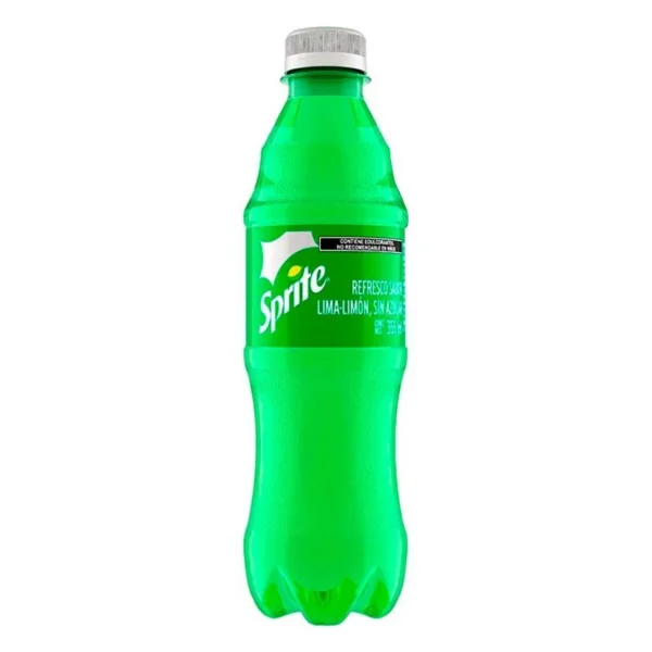 Sprite Sugar-Free Fruit Soda Sugar-Free Lemon-Lime flavor 355ml (Refresco Frutal Sprite sin Azúcar Sin Azúcar sabor Lima-Limón 355ml)