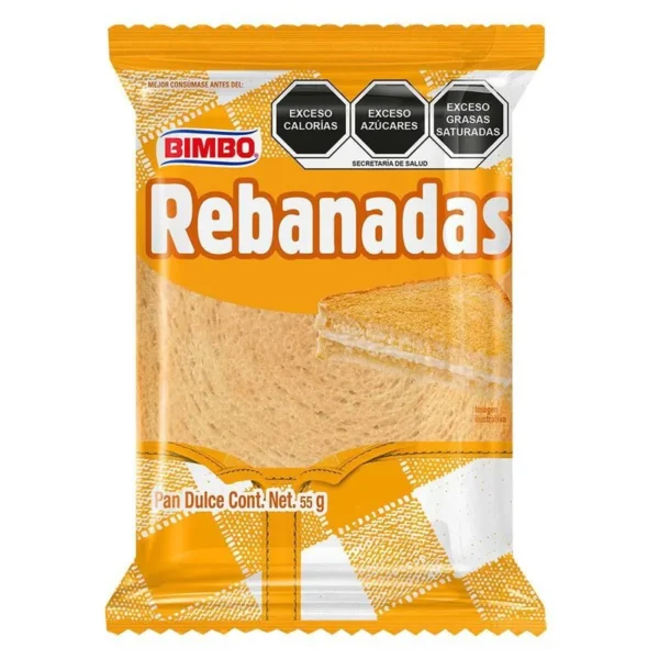 Sweet Bread Slices 55g (Pan Dulce Rebanadas 55g)