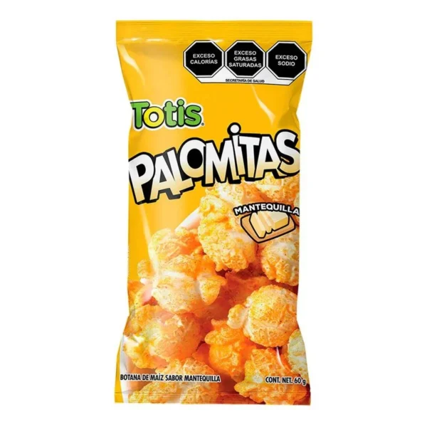 Totis Exploded Butter Popcorn 60g (Palomitas Totis Explotadas Mantequilla de 60g)