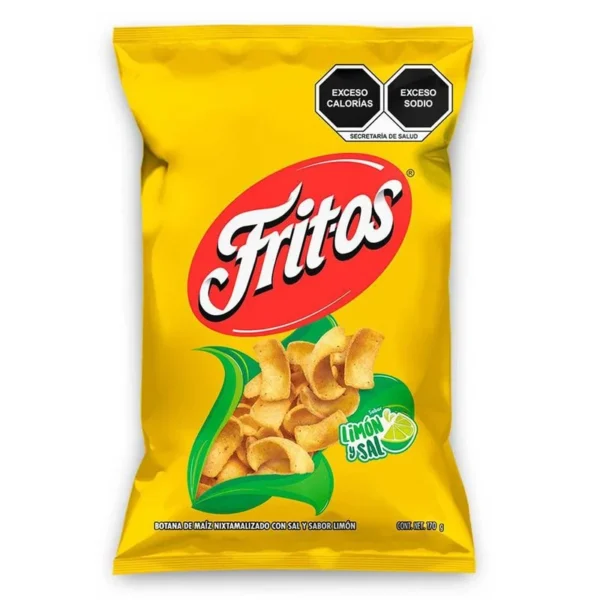 Fried Sabritas Lemon and Salt Snack 170g (Botana De Limón Y Sal Sabritas Fritos 170g)