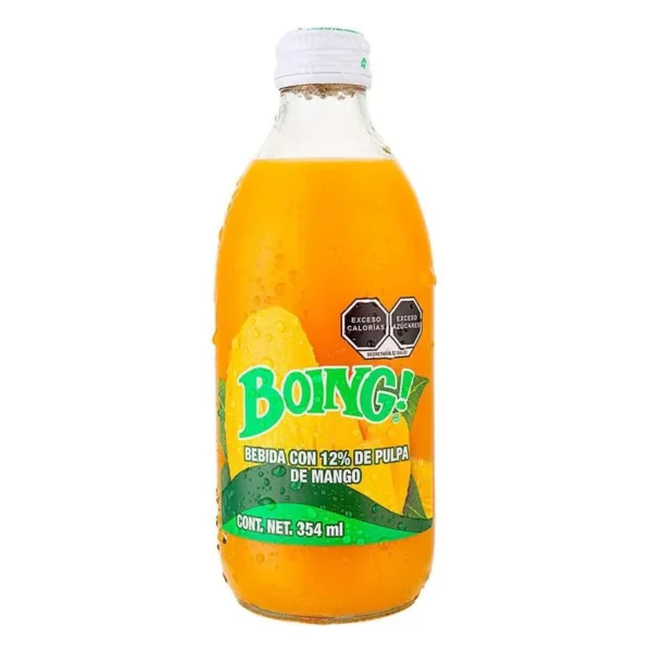 Boing Mango Drink Bottle 354ml (Bebida Boing Mango Botella 354ml)