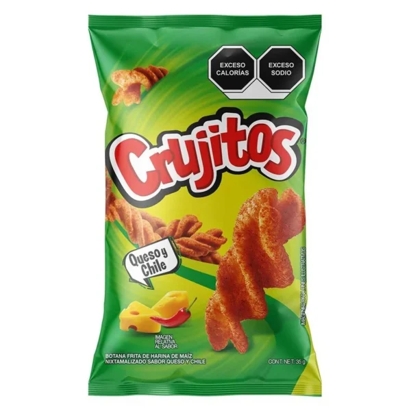 Sabritas Crujitos Cheese Snack 35g (Botana Sabritas Crujitos Queso 35g)