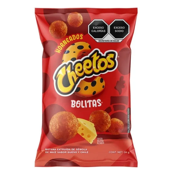 Cheetos Ball Snack 34g (Botana Cheetos Bolita 34g)