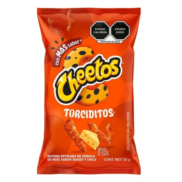 Twisted Cheetos Snack Max 82g (Botana Cheetos Torciditos Max 82g)