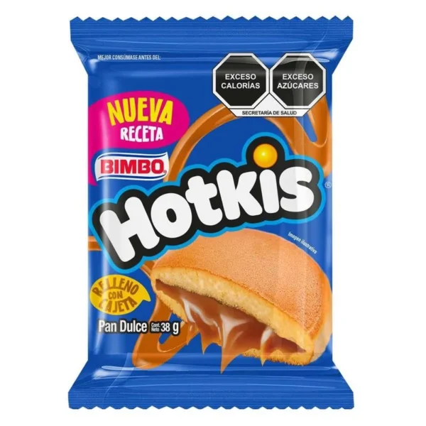 Sweet Bread Bimbo Hotkis Cajeta 38 Gr (Pan Dulce Bimbo Hotkis Cajeta 38 Gr)