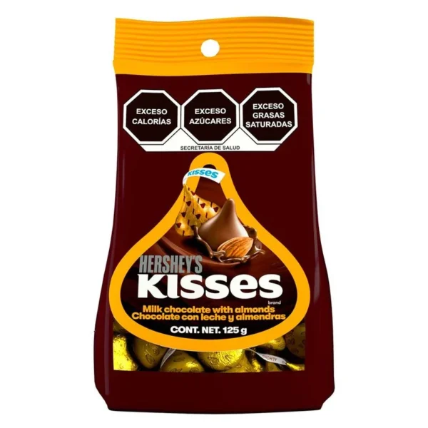 Hershey's Kisses Chocolate Almond 125g (Chocolate Hershey's Kisses Almendra 125g)
