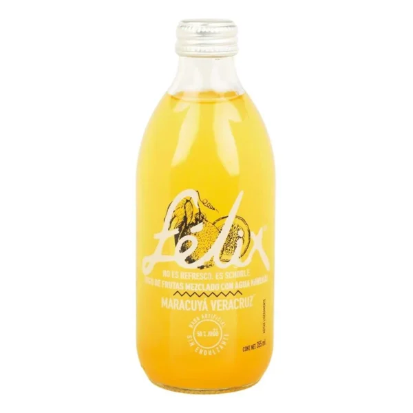 Félix Passion Fruit Sparkling Water 355ml (Agua Mineral Félix Maracuyá 355ml)