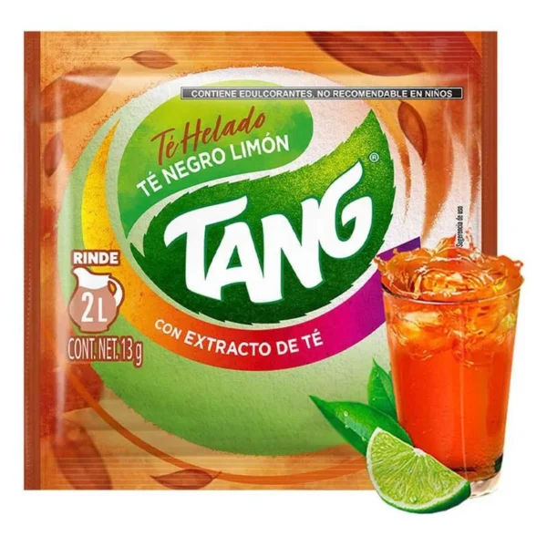 Tang Black Lemon Tea Powder Concentrate 13g (Concentrado en Polvo Tang Té Negro Limón 13g)