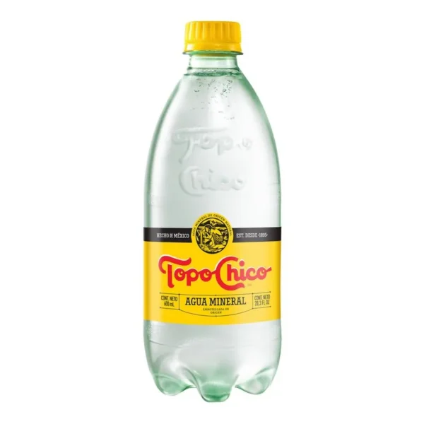 Topo Chico Sparkling Water 600ml (Agua Mineral Topo Chico 600ml)