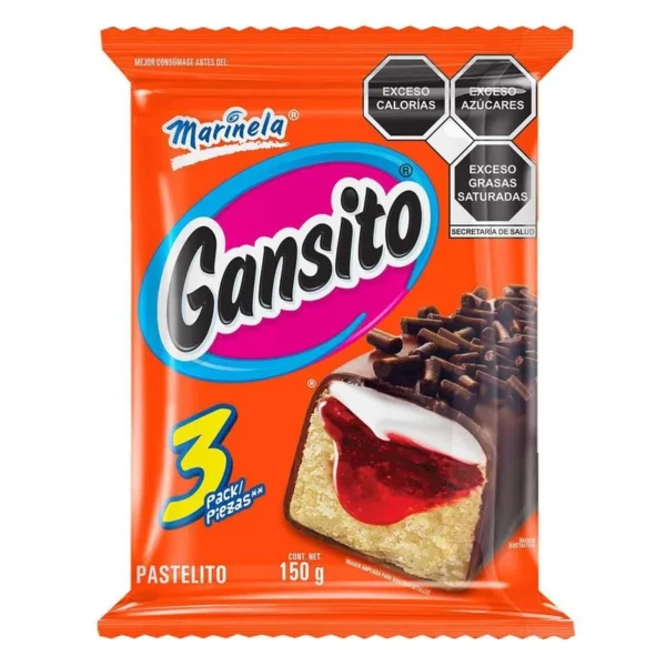 Marinela Gansito Tri Pack 150g (Tri Pack Gansito Marinela 150g)